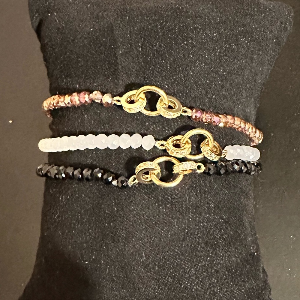 Rustic Cuff Set of 3 Bracelets